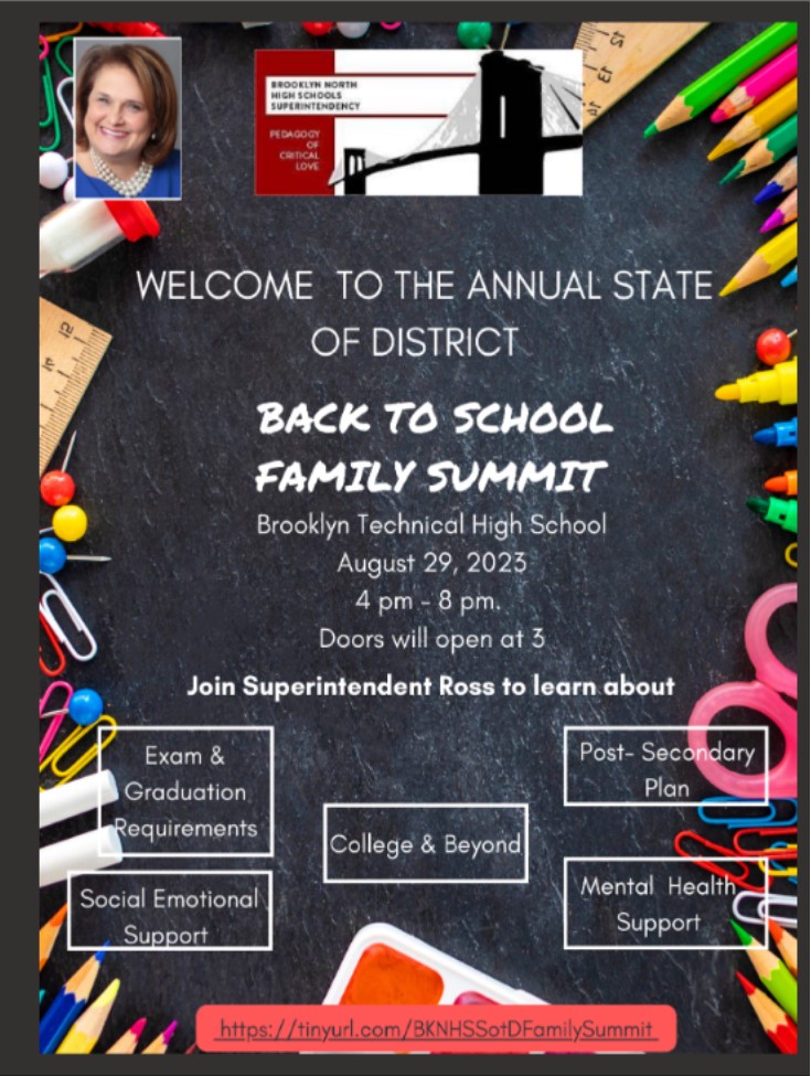 Superintendent – Family Summit – TRANSIT TECH CTE HIGH SCHOOL