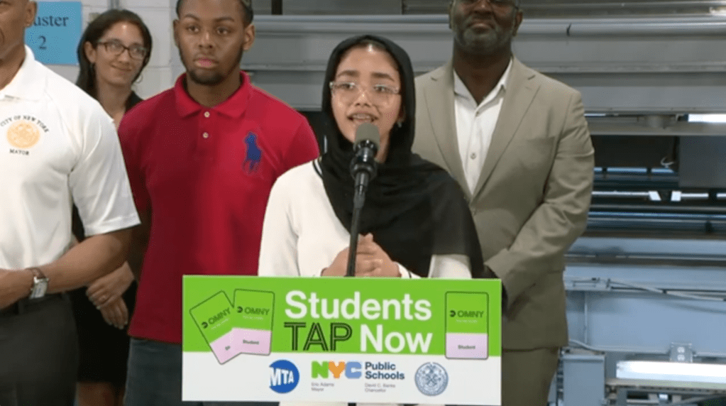 Our Students Speak on OMNI Cards with MTA and Mayor&nbsp;Adams